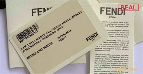 fake fendi material|fendi authenticity card.